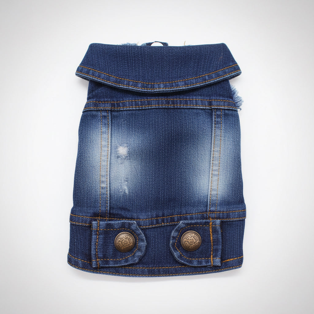 Vintage Denim Pet Vest