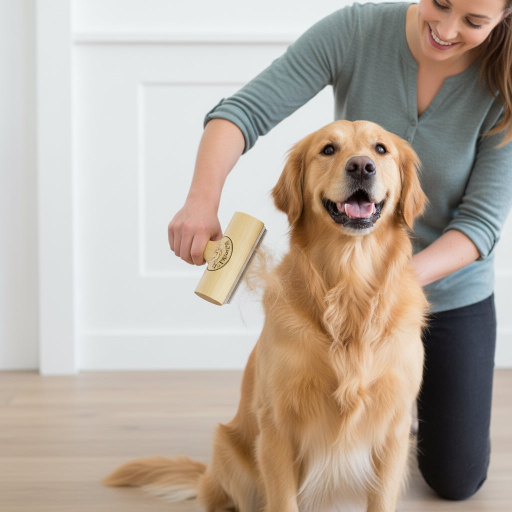 Pet Deshedding Grooming Brush