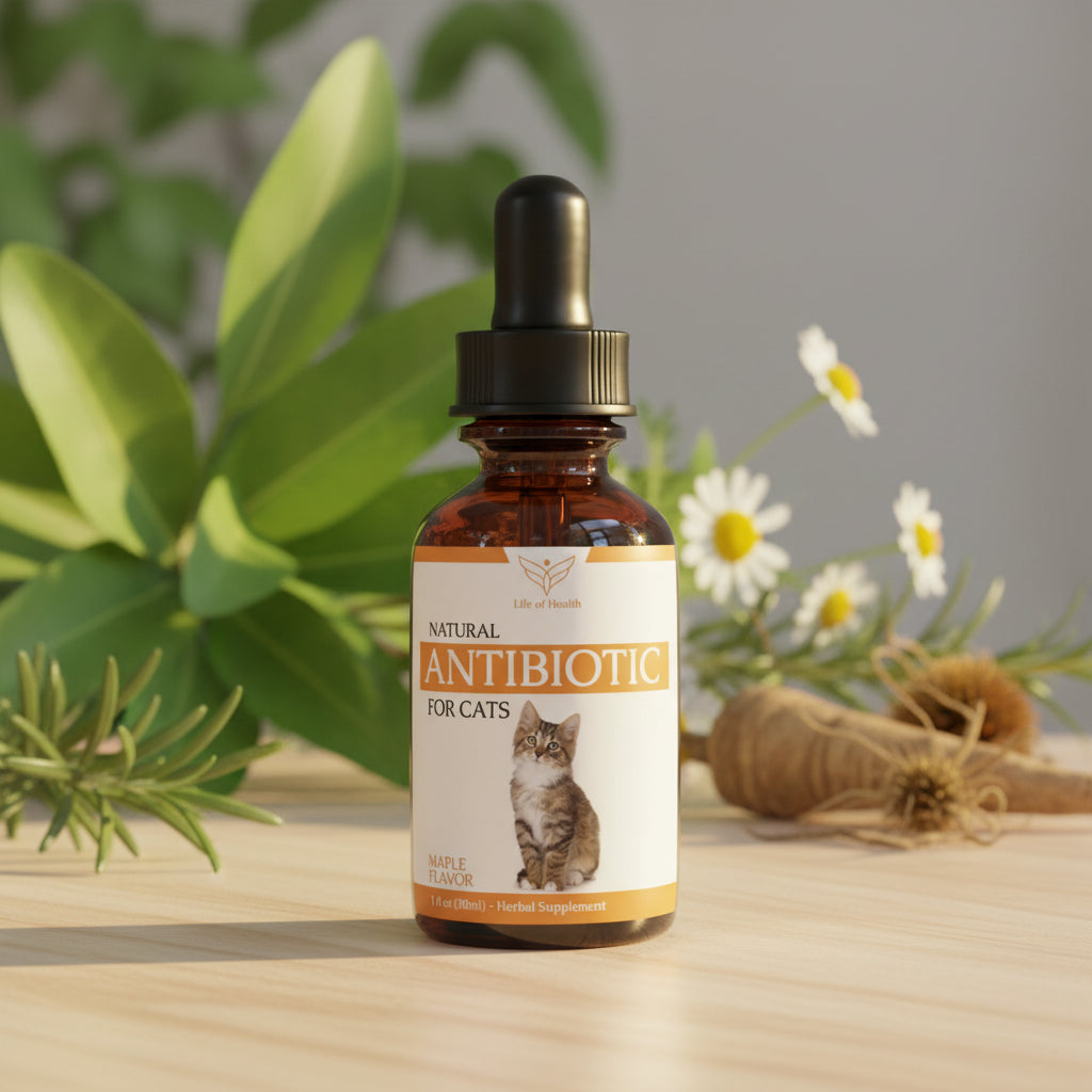 Natural Herbal Immune Support Drops for Cats