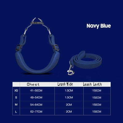 Suede Comfort Pet Harness & Leash Set