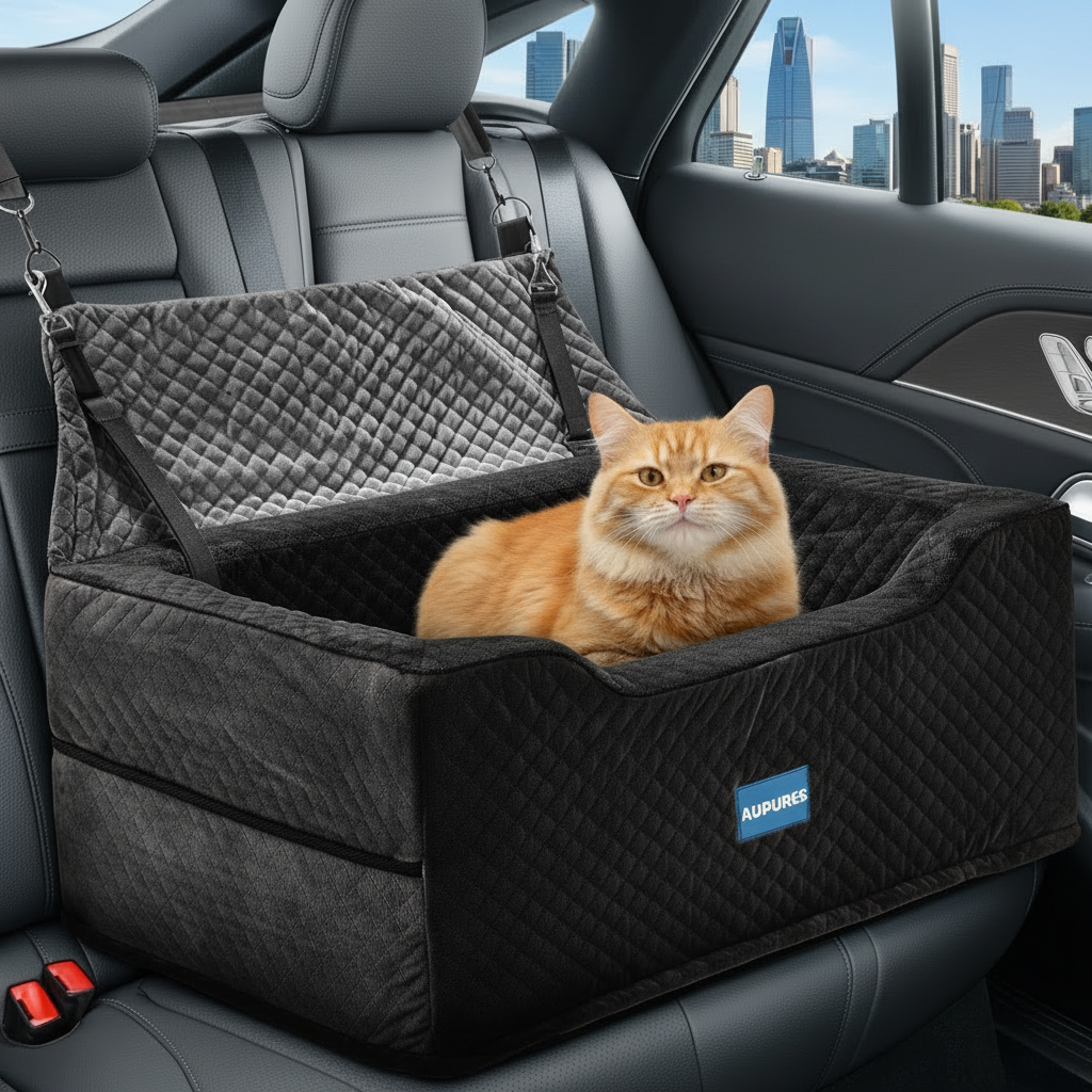 Aupures Medium Dog Car Seat Booster