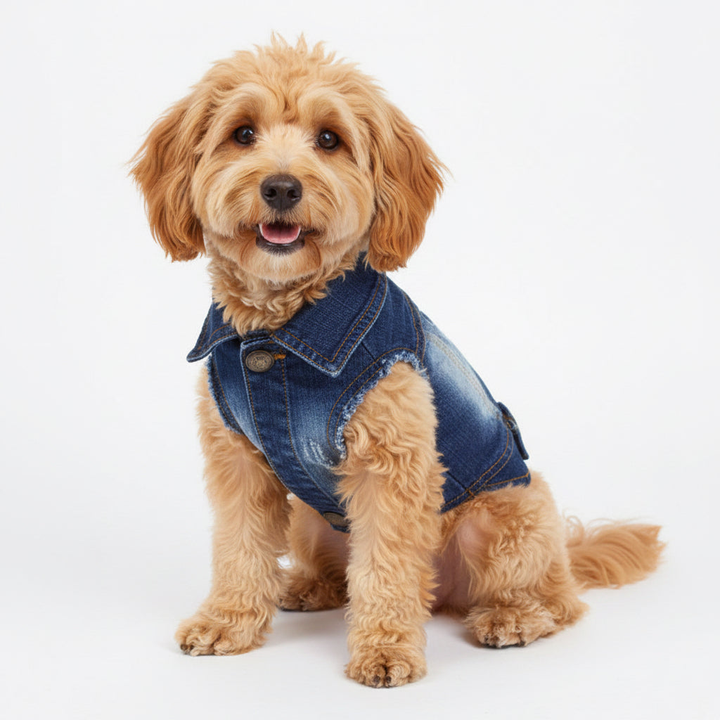 Vintage Denim Pet Vest