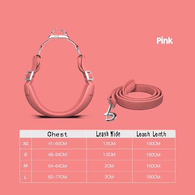Suede Comfort Pet Harness & Leash Set