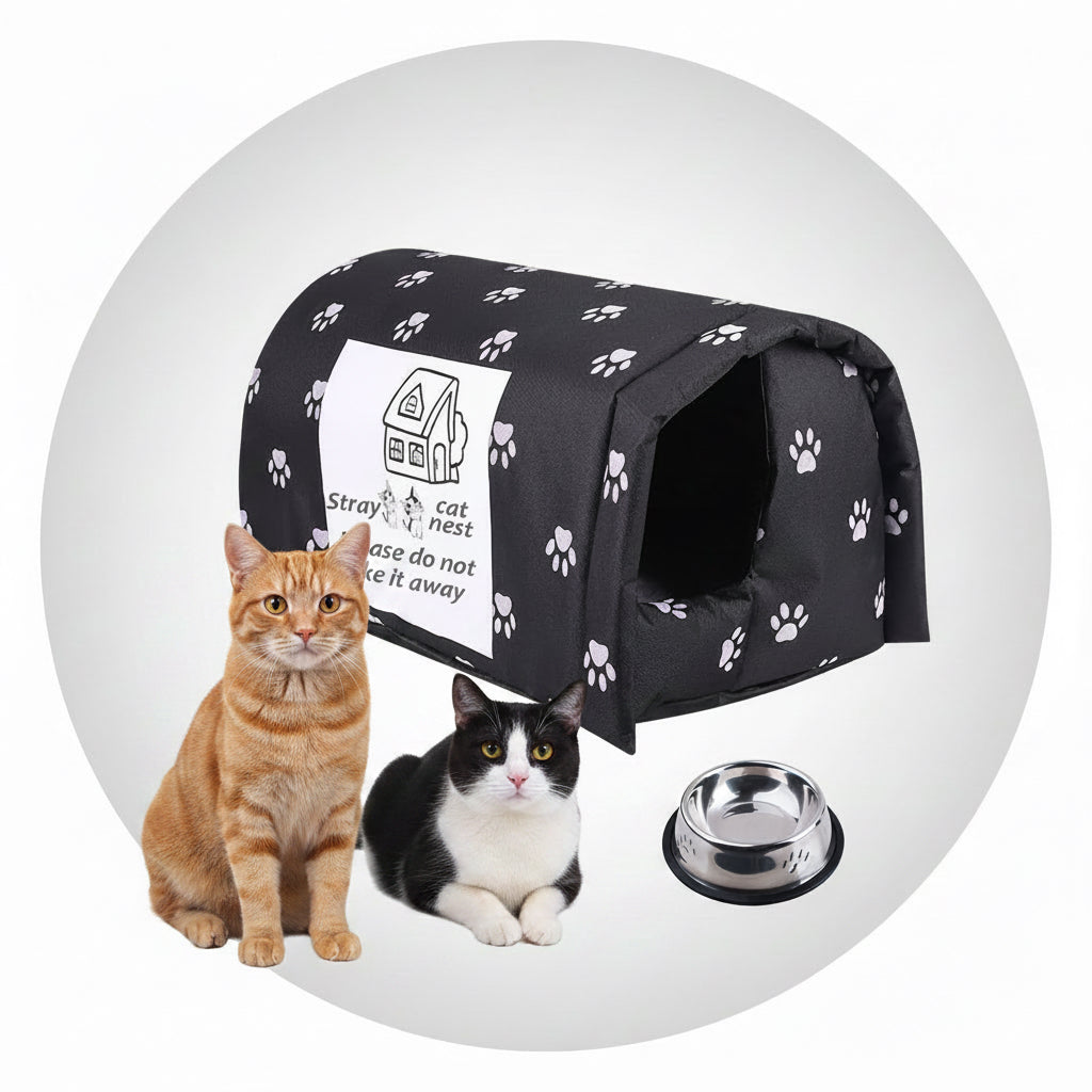 Weatherproof Outdoor Cat House