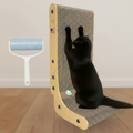 L-Shaped Cat Scratch Pad with Catnip & Toy Ball
