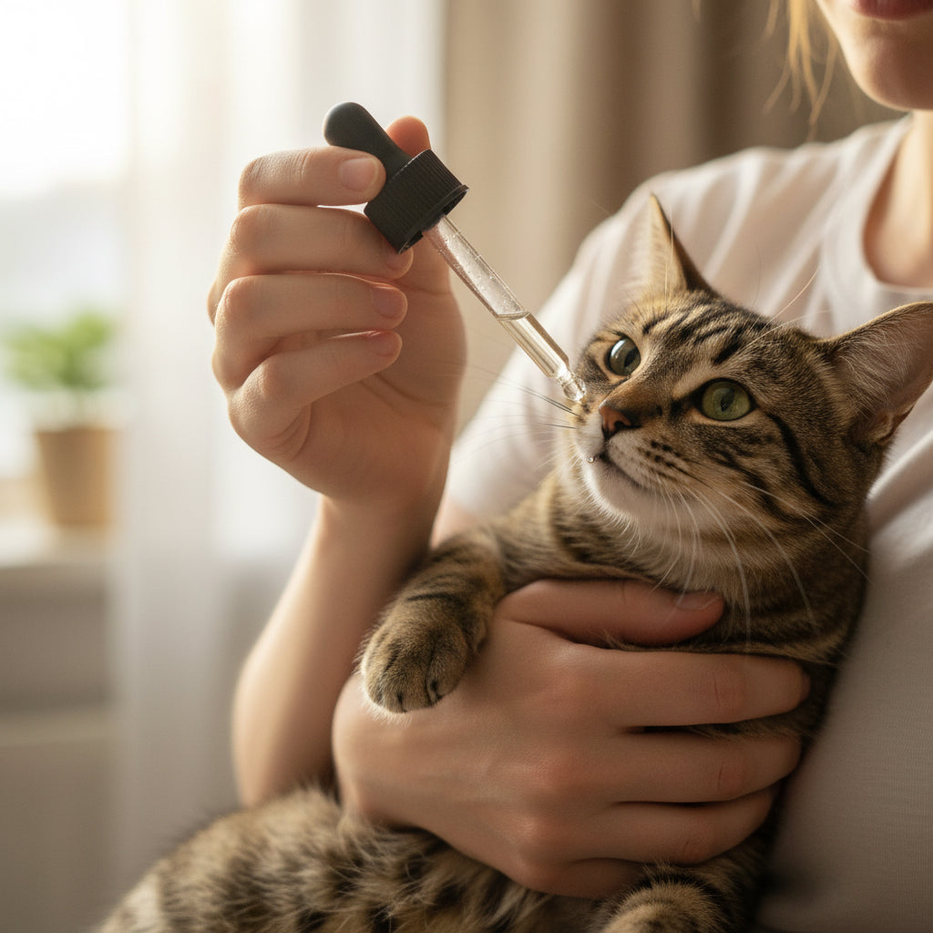 Natural Herbal Immune Support Drops for Cats