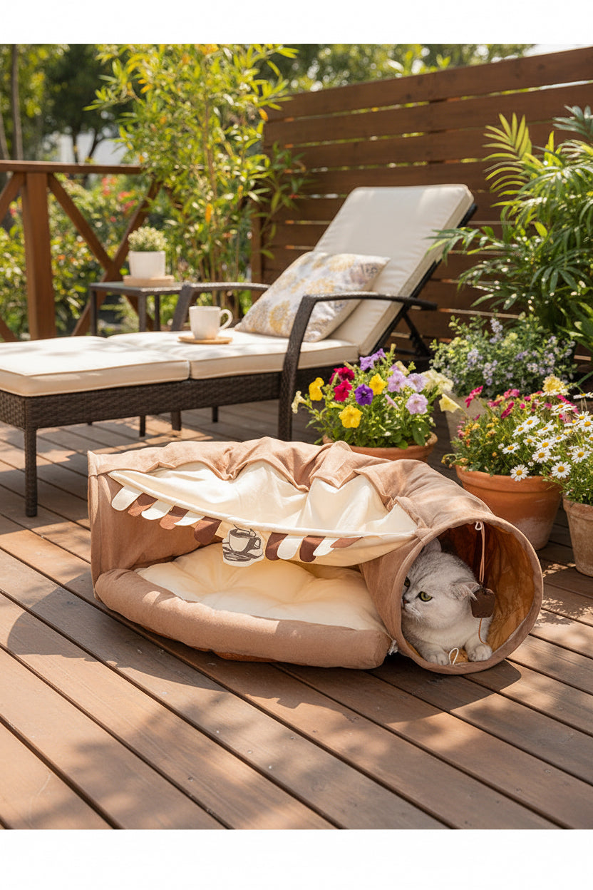 Cat Tunnel & Cozy Nest Bed