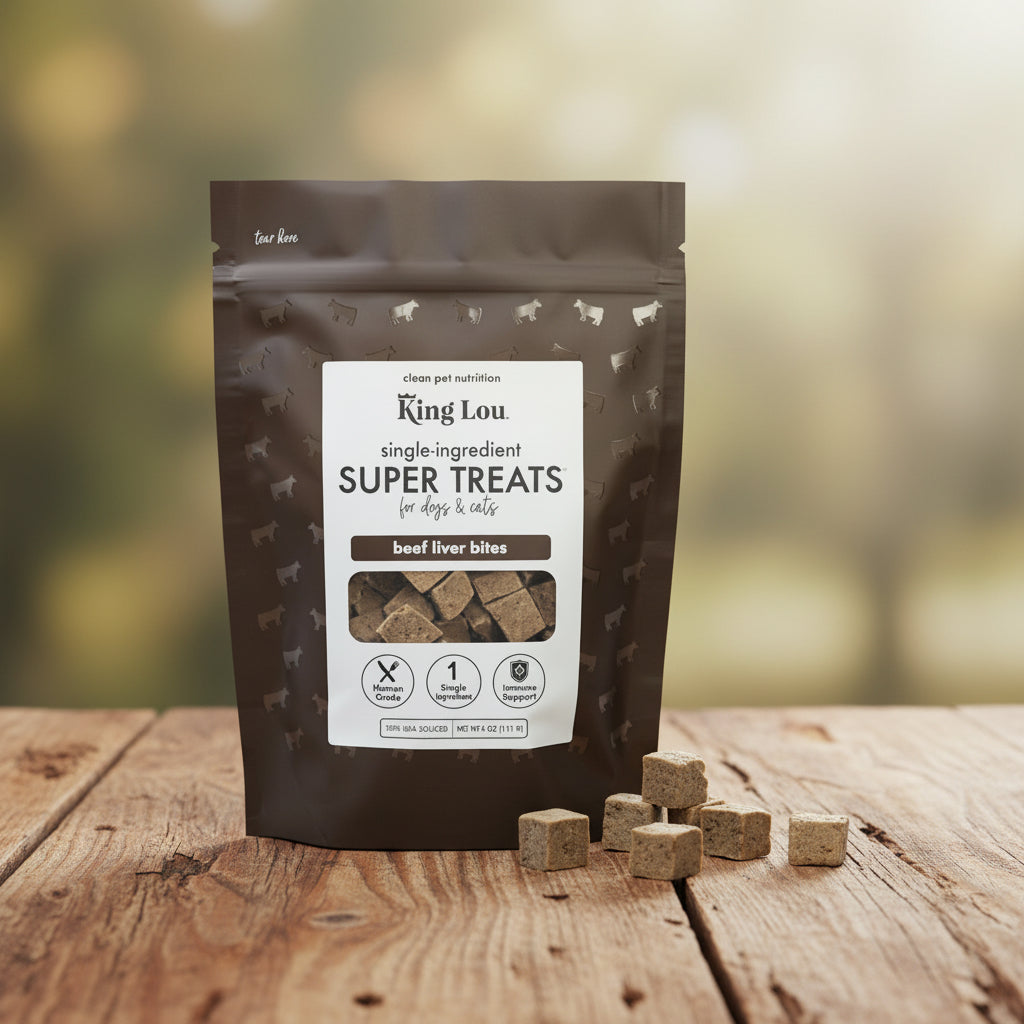 Freeze-Dried Beef Liver Treats for Dogs & Cats